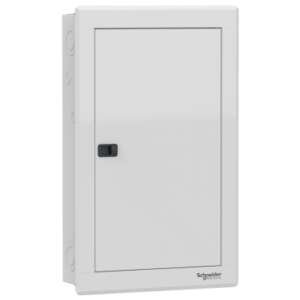 Vertical TPN distribution board, Easy9 Resbo, 24 ways with 100A EZC MCCB